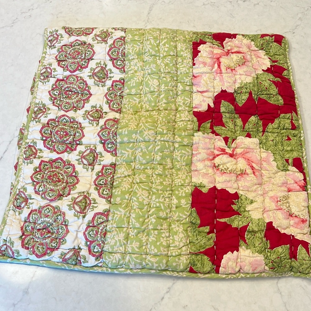 Pottery Barn 3 Quilted Pillow Shams‎